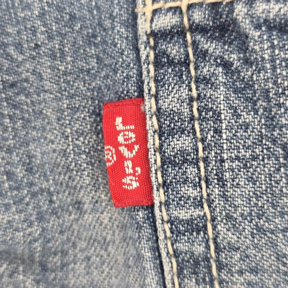 Vintage Levis Carpenter Shorts Mens 36 Blue Denim Baggy Loose Fit Y2K Jorts